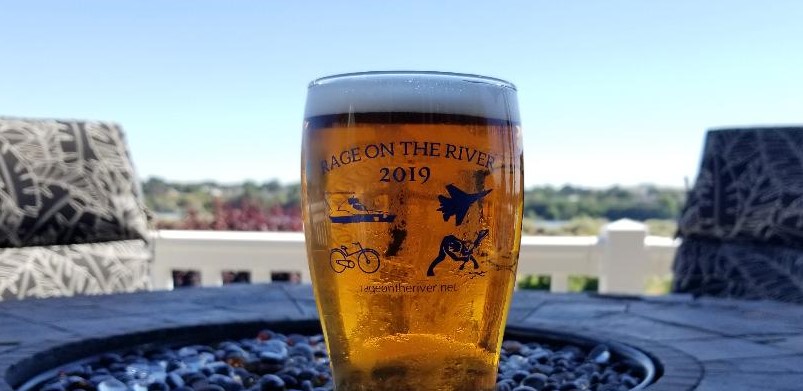 Enjoy Ice Harbor Kolsh With A Custom English Pint Glass